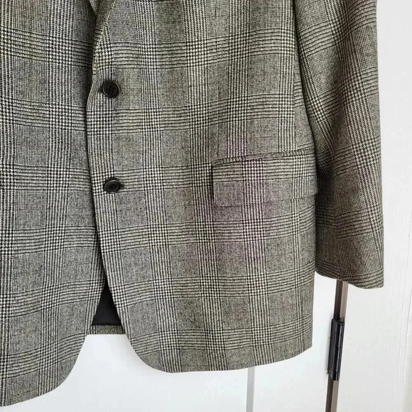Brooks Brothers Blazer Jacket Sport Coat Wool Gray Mens 42 R - Picture 6 of 9